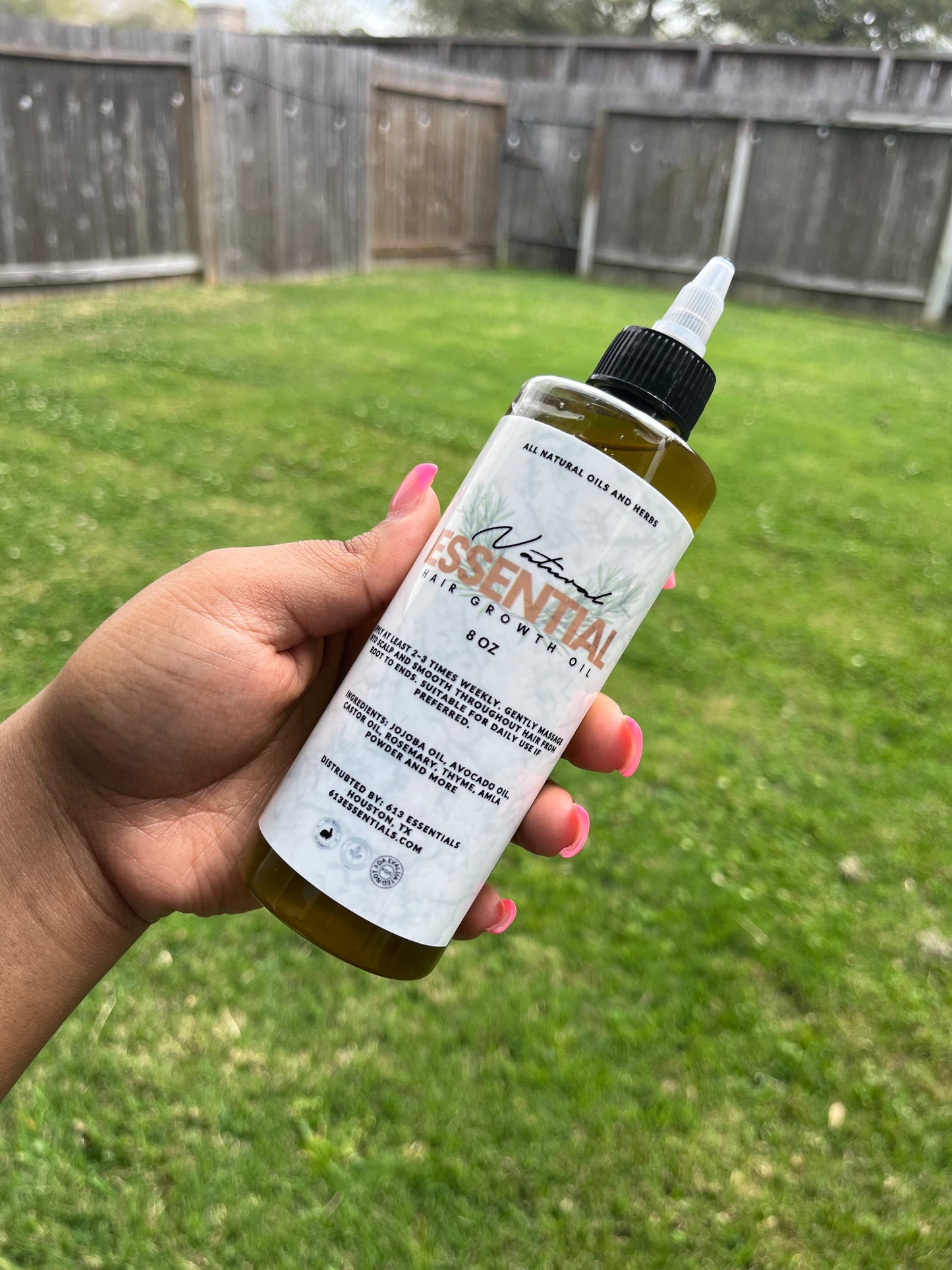 Natural Essential Hair Growth Oil