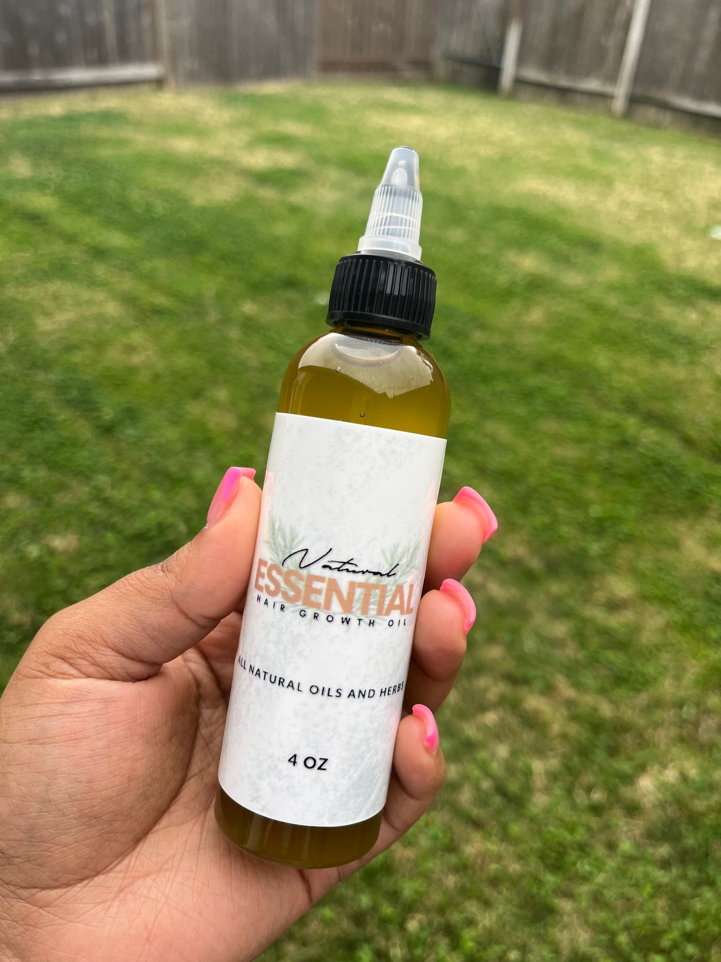 Natural Essential Hair Growth Oil